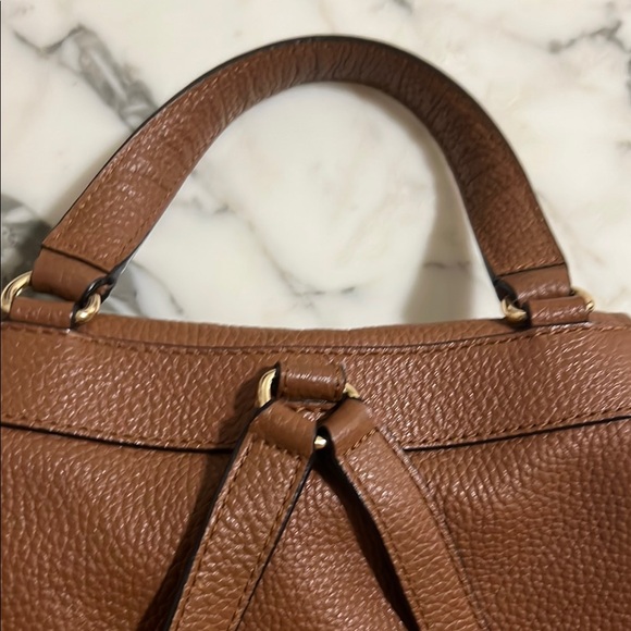 Michael Kors Brown Leather Backpack Classic Design - Picture 14 of 14
